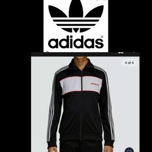 Adidas slim fit track suit jacket